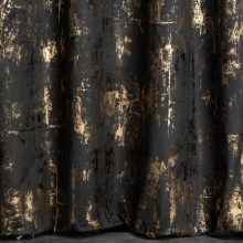 ZASŁONA GOTOWA TONIA 140 X 250 CM CZARNY