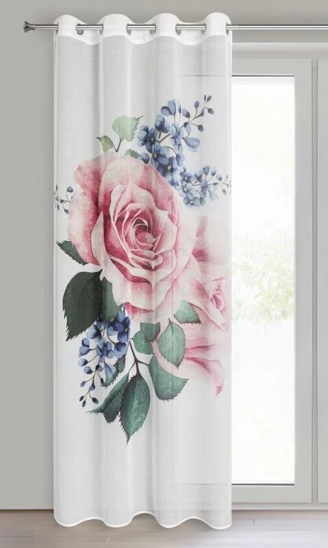 ZASŁONA GOTOWA LIA 140 X 260 CM BIAŁY