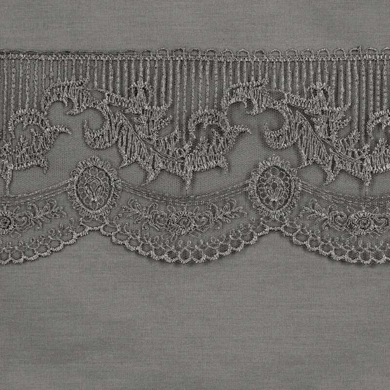 KOMPLET POŚCIELI BAWEŁNIANEJ LANA1 160 X 200 CM STALOWY