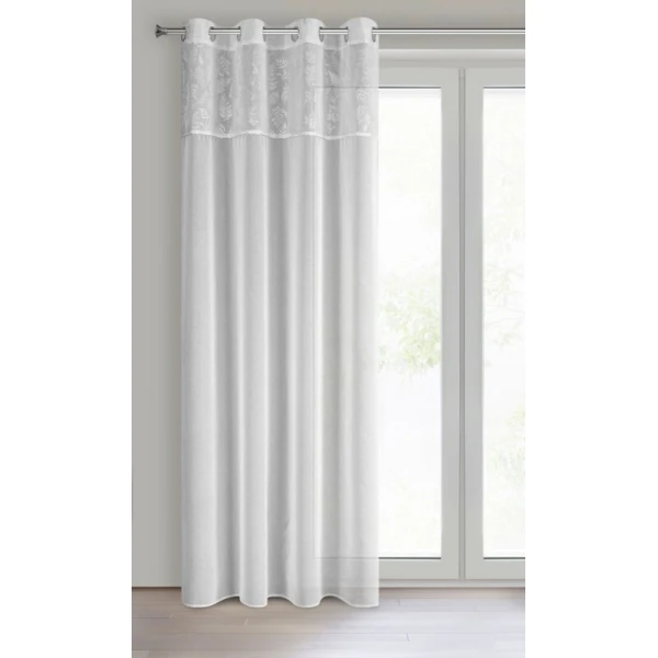 FIRANA GOTOWA ILANA 140 X 250 CM BIAŁY