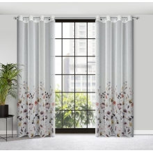 ZASŁONA GOTOWA D91 LAVIN 140 X 250 CM BIAŁY