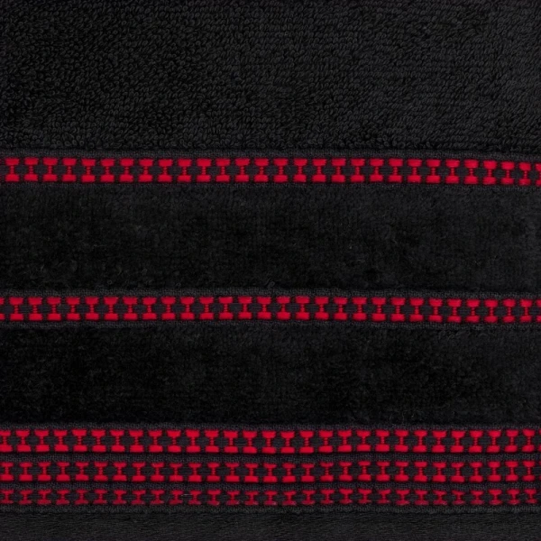 RĘCZNIK AMANDA (08) 70 X 140 CM CZARNY