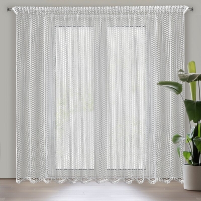 FIRANA GOTOWA AIDEN NA TAŚMIE 300 X 270 CM BIAŁY