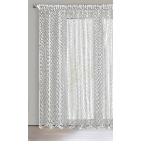 FIRANA GOTOWA AIDEN NA TAŚMIE 300 X 270 CM BIAŁY