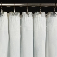 ZASŁONA GOTOWA SANDY NA TAŚMIE 140 X 300 CM STALOWY