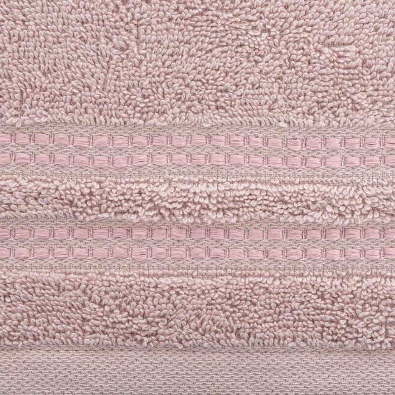 RĘCZNIK ALLY (12) 50 X 90 CM PUDROWY RÓŻ