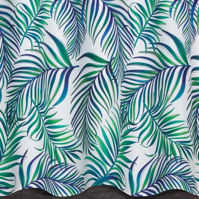 ZASŁONA GOTOWA D91 PALMS 02 140 X 250 CM BIAŁY