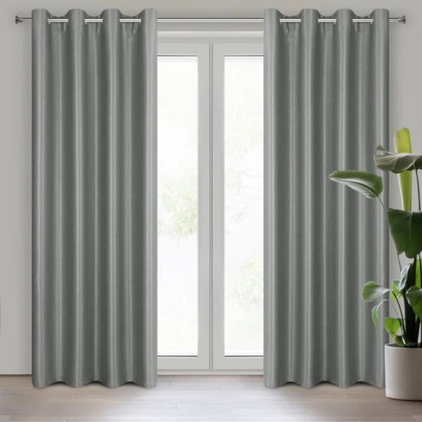 ZASŁONA GOTOWA SELINA 140 X 250 CM STALOWY