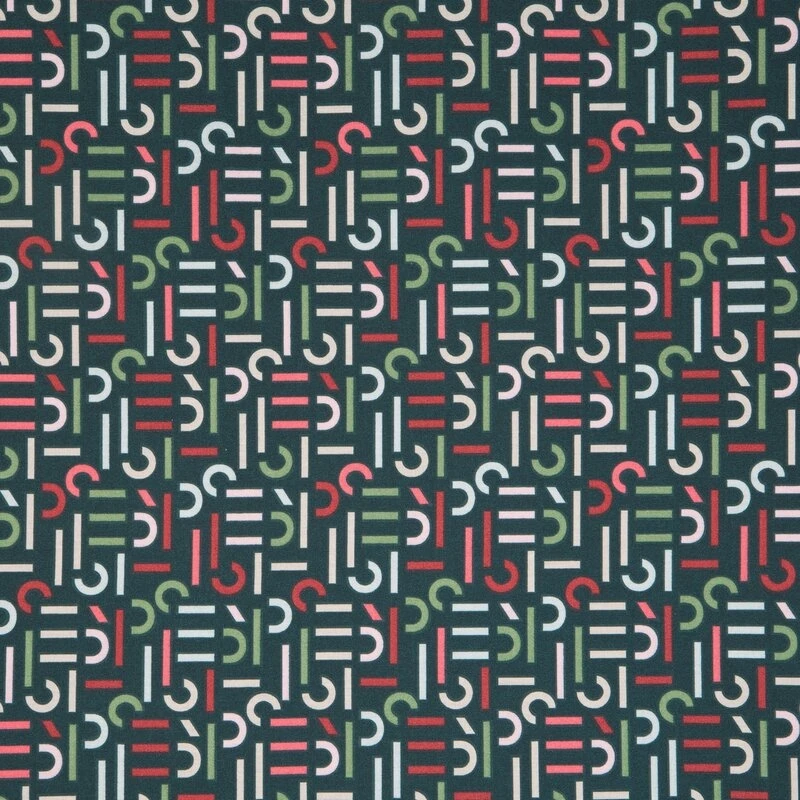KOMPLET POŚCIELI ESPRIT 06 220 X 200 CM CIEMNOZIELONY