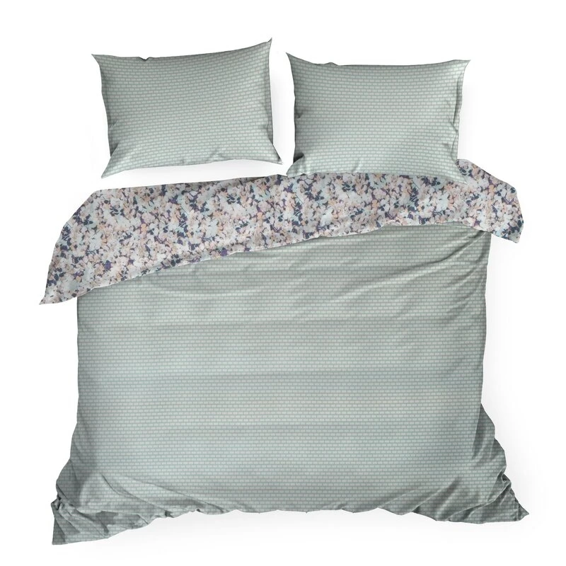 KOMPLET POŚCIELI ESPRIT 05 160 X 200 CM FIOLETOWY