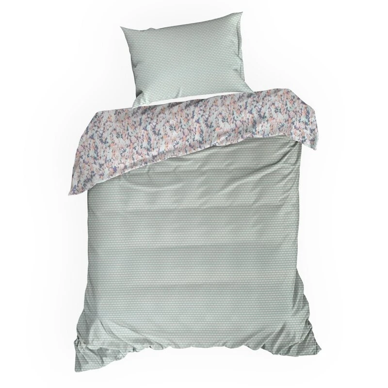 KOMPLET POŚCIELI ESPRIT 05 160 X 200 CM FIOLETOWY