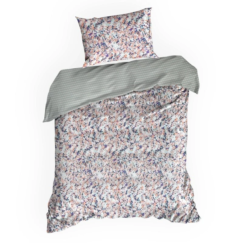 KOMPLET POŚCIELI ESPRIT 05 160 X 200 CM FIOLETOWY