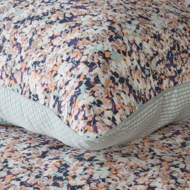 KOMPLET POŚCIELI ESPRIT 05 160 X 200 CM FIOLETOWY