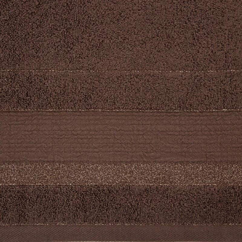 RĘCZNIK APRIL (08) 70 X 140 CM CIEMNOBRĄZOWY