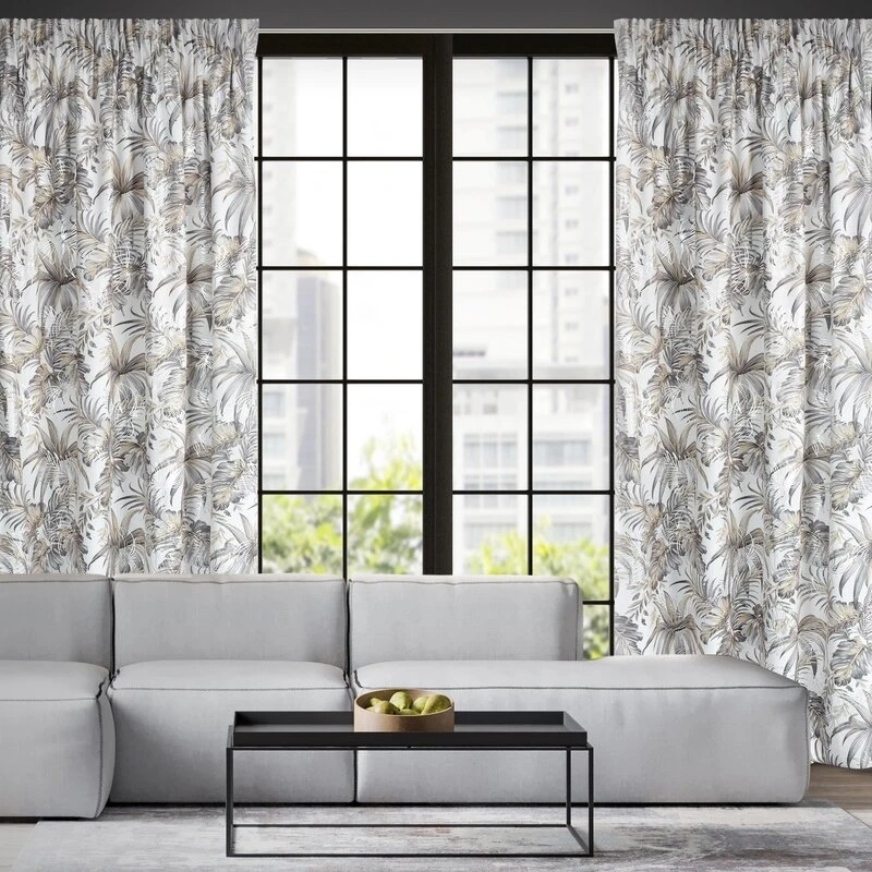 ZASŁONA GOTOWA RODOS NA TAŚMIE 140 X 270 CM BIAŁY