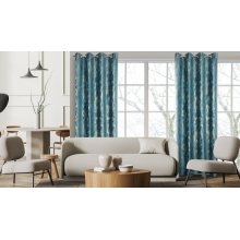 ZASŁONA GOTOWA MELODY 140 X 250 CM GRANATOWY