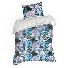 POŚCIEL D91 MALIBU 140 X 200 CM JASNOFIOLETOWY