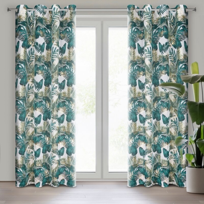 FIRANA GOTOWA DAVOS 140 X 250 CM BIAŁY