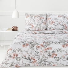 KOMPLET POŚCIELI REN 220 X 200 CM KORALOWY KOMPLET POŚCIELI REN 220 X 200 CM KORALOWY