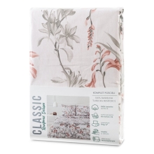 KOMPLET POŚCIELI REN 220 X 200 CM KORALOWY KOMPLET POŚCIELI REN 220 X 200 CM KORALOWY