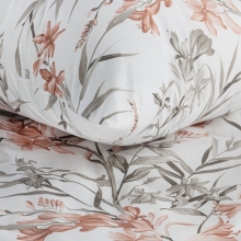 KOMPLET POŚCIELI REN 220 X 200 CM KORALOWY KOMPLET POŚCIELI REN 220 X 200 CM KORALOWY