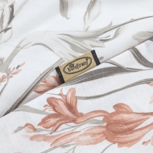 KOMPLET POŚCIELI REN 220 X 200 CM KORALOWY KOMPLET POŚCIELI REN 220 X 200 CM KORALOWY