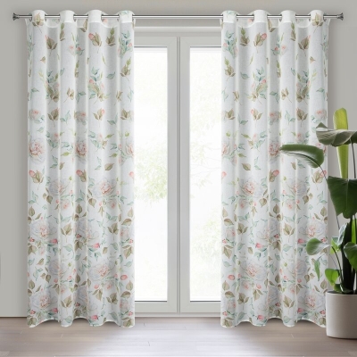 ZASŁONA GOTOWA D91 ROSA 1 140 X 250 CM KREMOWY
