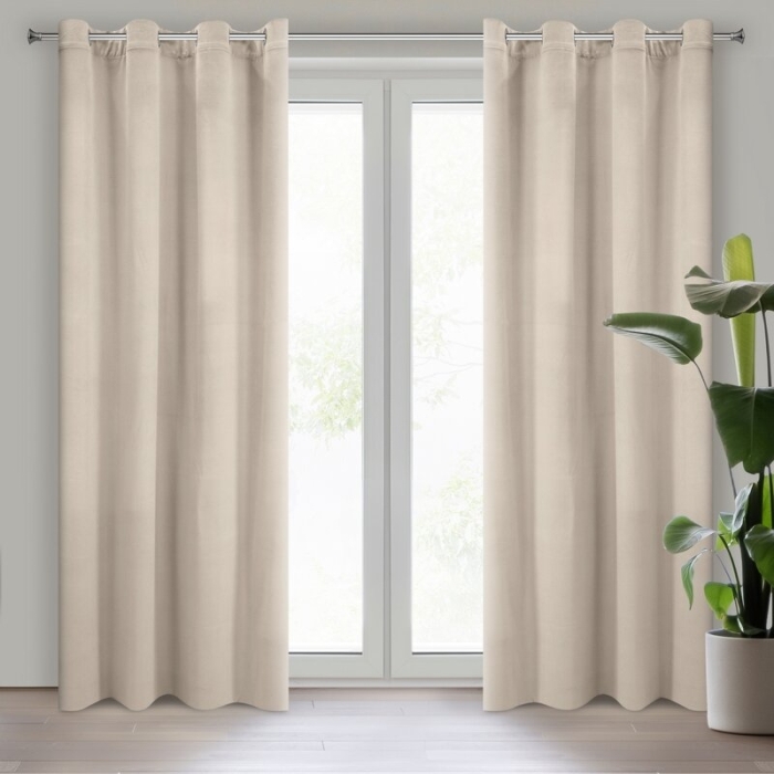 ZASŁONA GOTOWA MILO 140 X 250 CM BEŻOWY