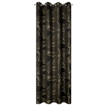 ZASŁONA GOTOWA KIARA 140 X 250 CM CZARNY ZASŁONA GOTOWA KIARA 140 X 250 CM CZARNY