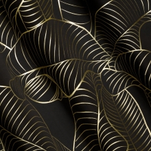 ZASŁONA GOTOWA KIARA 140 X 250 CM CZARNY ZASŁONA GOTOWA KIARA 140 X 250 CM CZARNY