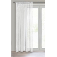 FIRANA GOTOWA AIDEN NA TAŚMIE 140 X 270 CM BIAŁY