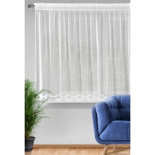 FIRANA GOTOWA NEL NA TAŚMIE 300 X 145 CM BIAŁY FIRANA GOTOWA NEL NA TAŚMIE 300 X 145 CM BIAŁY