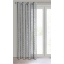 FIRANA GOTOWA AIDEN 140 X 250 CM SREBRNY FIRANA GOTOWA AIDEN 140 X 250 CM SREBRNY