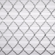 FIRANA GOTOWA AIDEN 140 X 250 CM SREBRNY FIRANA GOTOWA AIDEN 140 X 250 CM SREBRNY