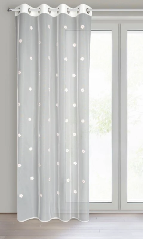 FIRANA GOTOWA ELSA 140 X 250 CM BIAŁY