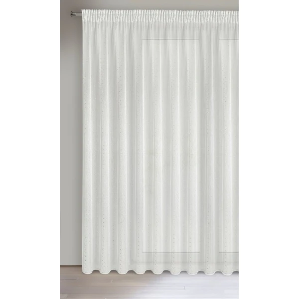 FIRANA GOTOWA SIBEL NA TAŚMIE 300 X 250 CM BIAŁY