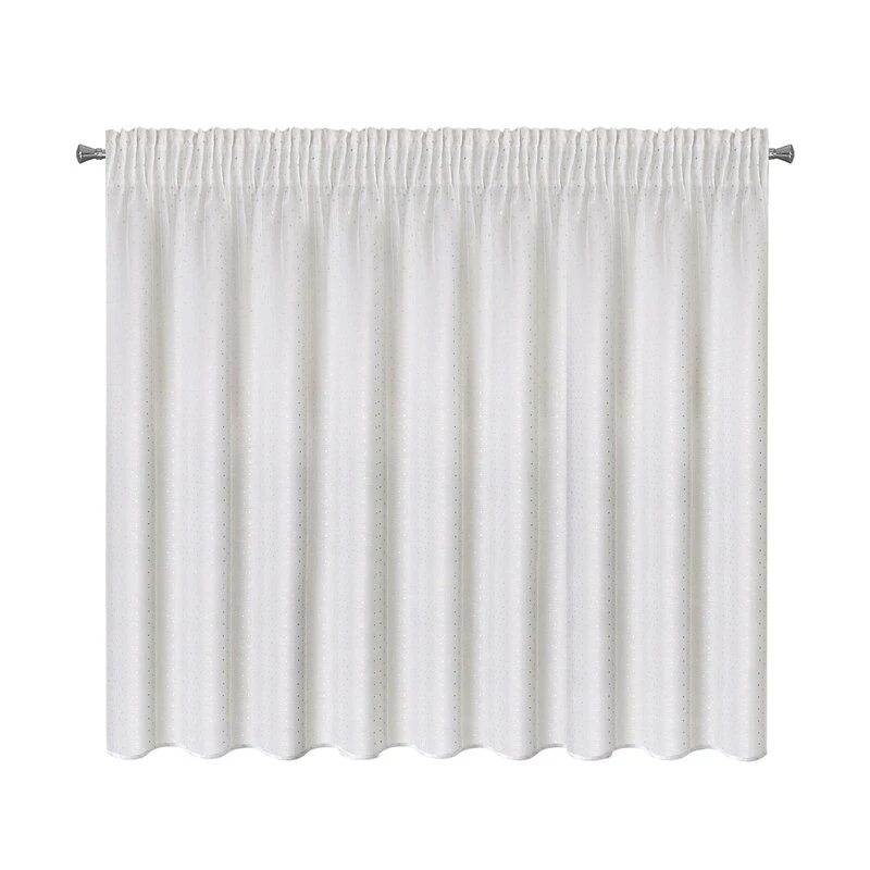 FIRANA GOTOWA SIBEL NA TAŚMIE 300 X 150 CM BIAŁY