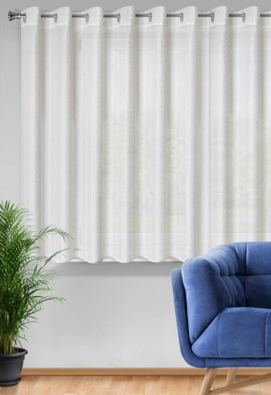 FIRANA GOTOWA SIBEL 300 X 160 CM BIAŁY
