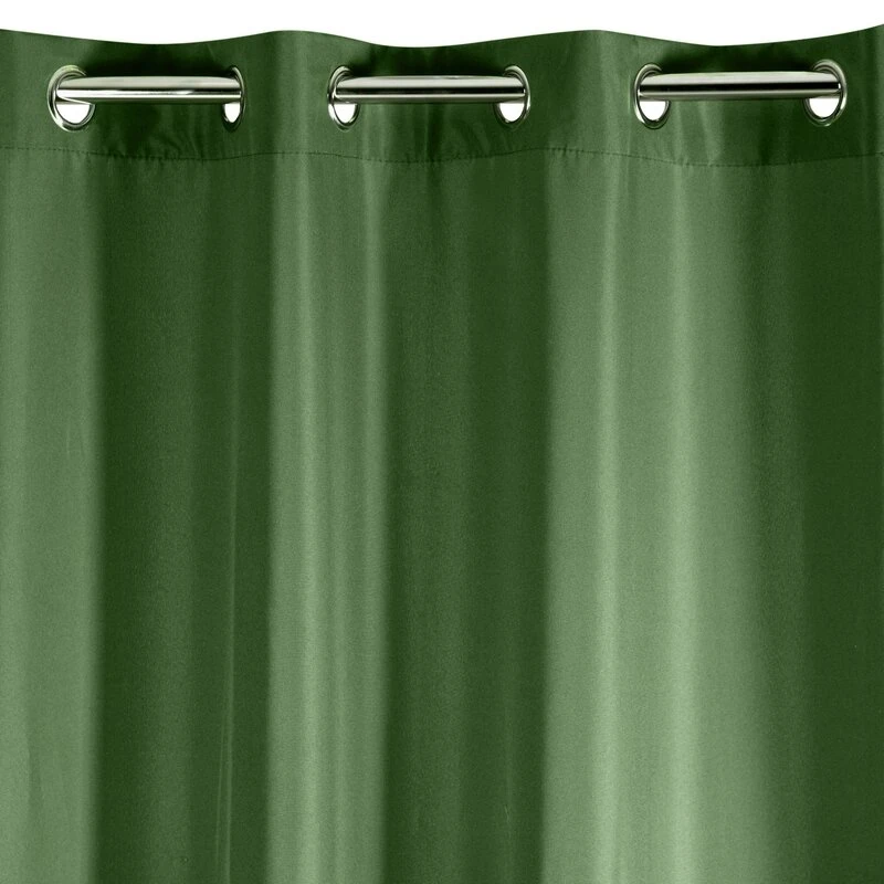 ZASŁONA GOTOWA RITA 140 X 250 CM CIEMNOZIELONY