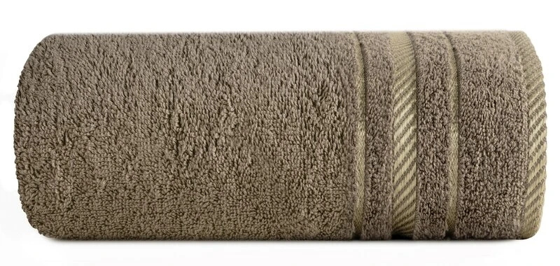 RĘCZNIK KORAL (04) 50 X 90 CM BRĄZOWY