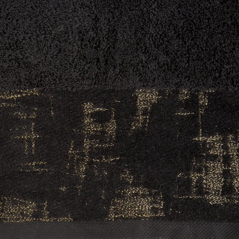 RĘCZNIK LEYA (04) 50 X 90 CM CZARNY
