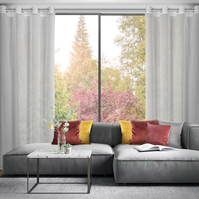 ZASŁONA GOTOWA KEJTI 140 X 250 CM BIAŁY