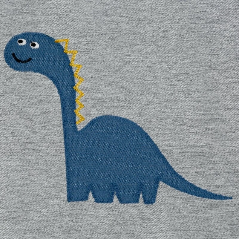 ZASŁONA GOTOWA DINO 140 X 250 CM SREBRNY