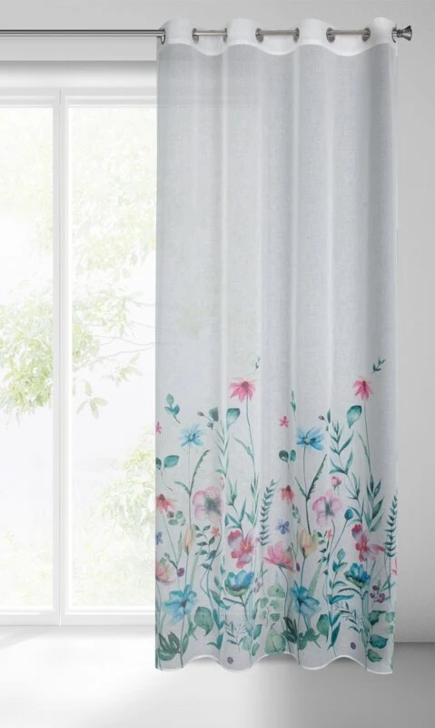 ZASŁONA GOTOWA LILIAN 140 X 250 CM BIAŁY