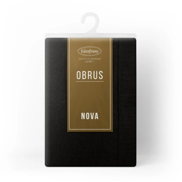 OBRUS STELLA 2 145 X 300 CM CZARNY