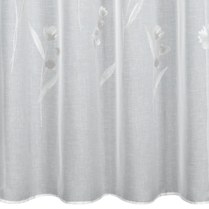FIRANA GOTOWA ISABEL 140 X 250 CM BIAŁY