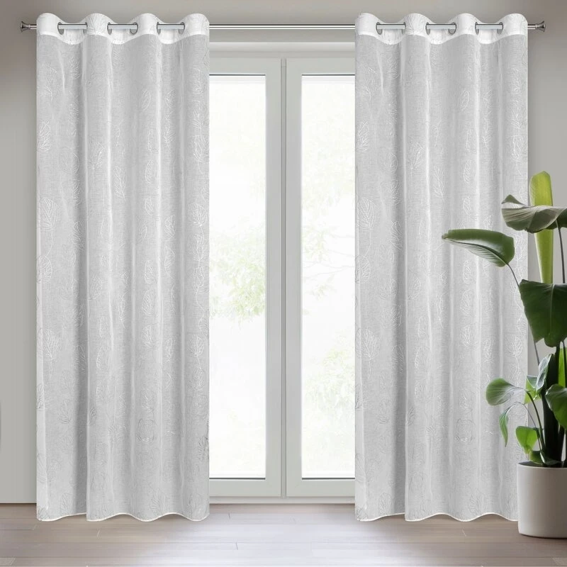 ZASŁONA GOTOWA LORI 140 X 250 CM BIAŁY