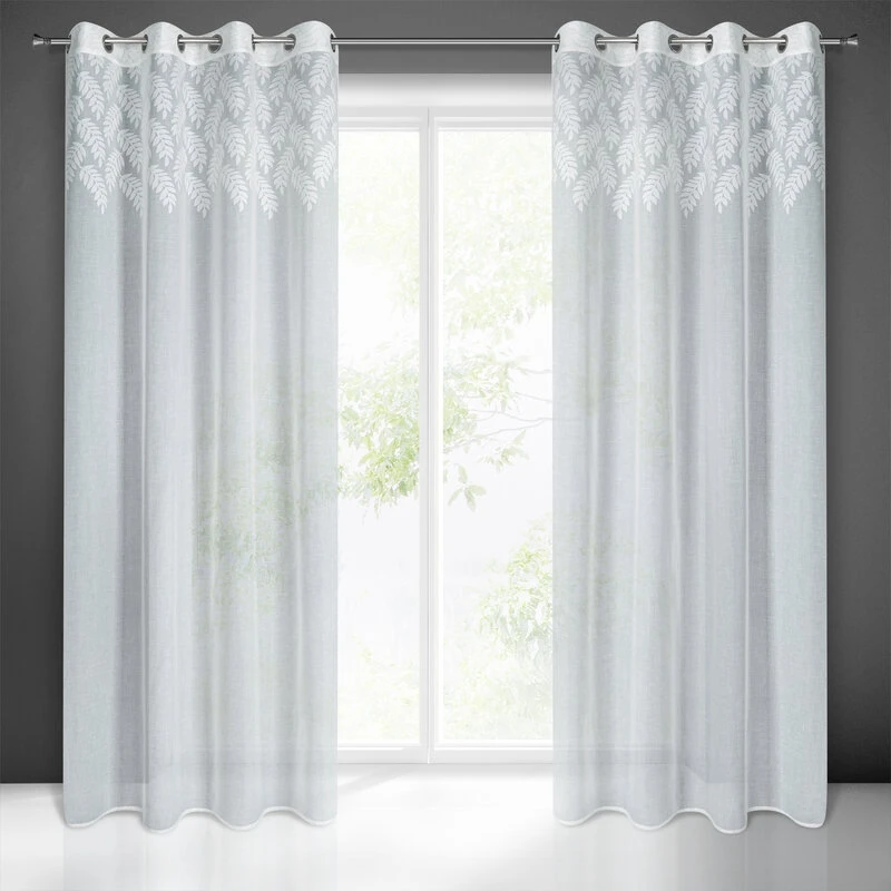 FIRANA GOTOWA ANET 140 X 250 CM BIAŁY
