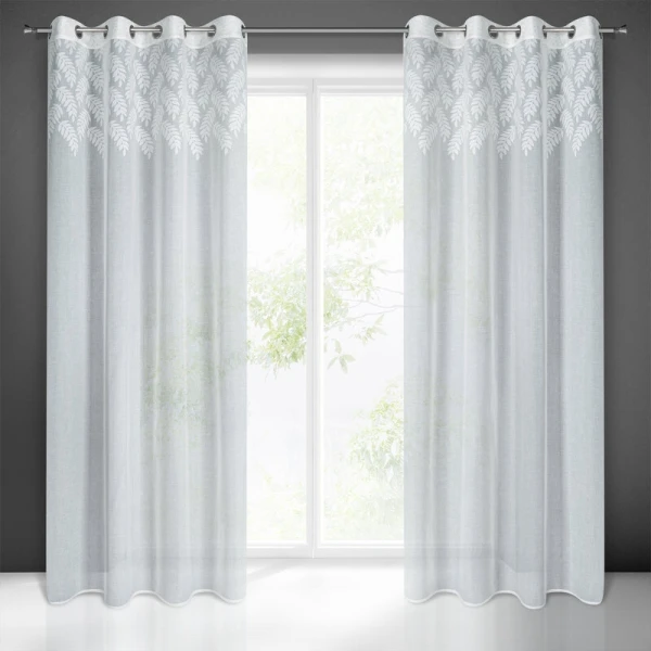 FIRANA GOTOWA ANET 140 X 250 CM BIAŁY