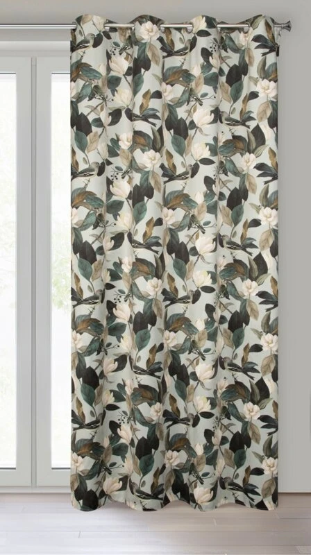 ZASŁONA GOTOWA ELENI 140 X 250 CM OLIWKOWY